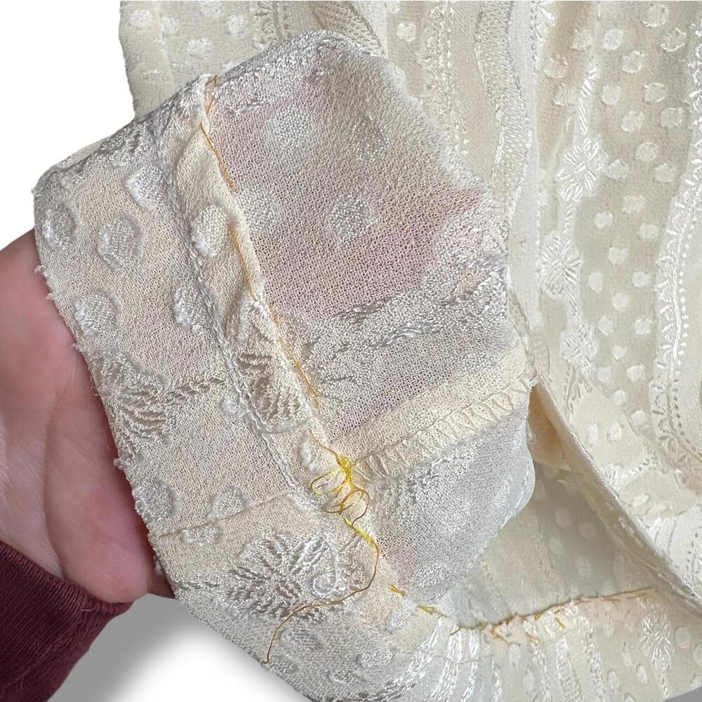 Vintage Cream Lace Two-Piece Skirt Set - Picture 7 of 9